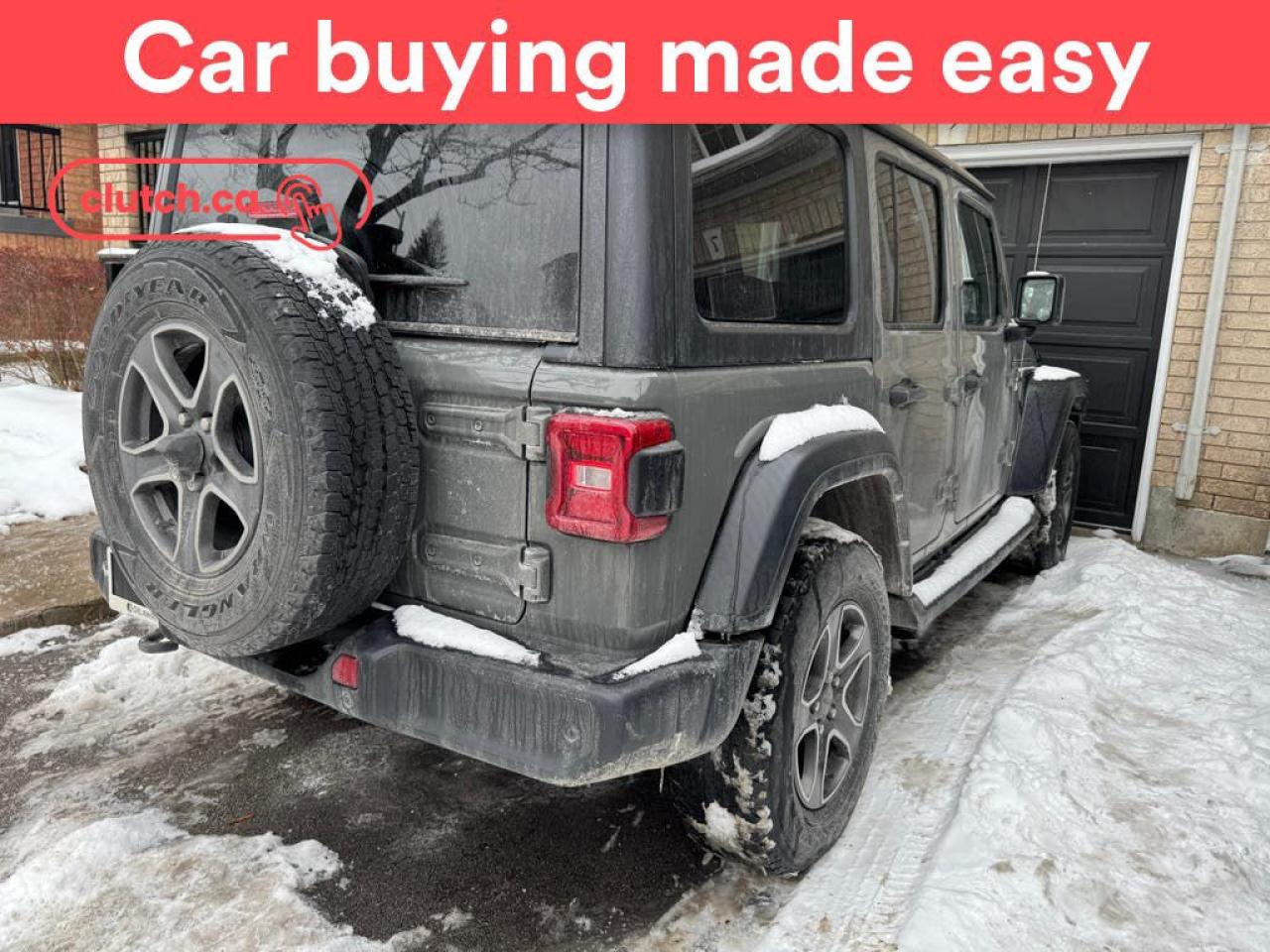 Used 2019 Jeep Wrangler Unlimited Sport 4X4 w/ Apple CarPlay & Android Auto, Rearview Cam, Dual Zone A/C for sale in Toronto, ON