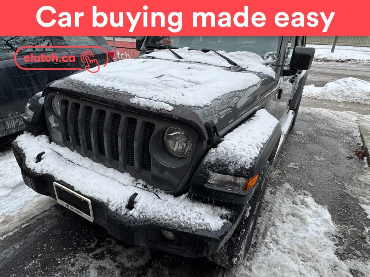 Used 2019 Jeep Wrangler Unlimited Sport 4X4 w/ Apple CarPlay & Android Auto, Rearview Cam, Dual Zone A/C for sale in Toronto, ON