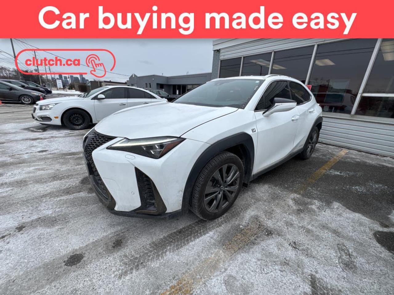 Used 2021 Lexus UX-Series 250h Premium Hybrid AWD w/ Apple CarPlay & Android Auto, Power Moonroof, Nav for sale in Toronto, ON