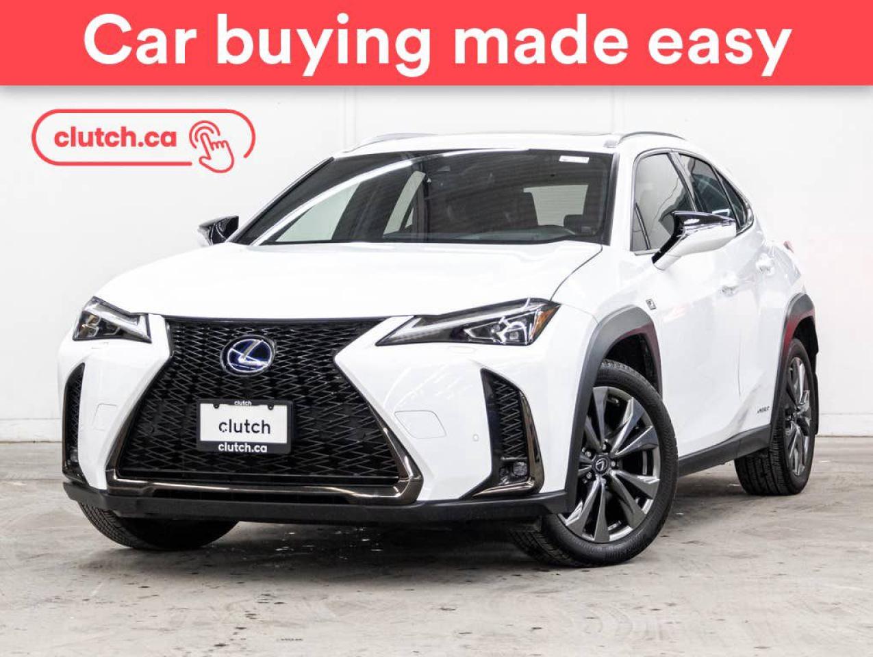 Used 2021 Lexus UX-Series 250h Premium Hybrid AWD w/ Apple CarPlay & Android Auto, Power Moonroof, Nav for sale in Toronto, ON