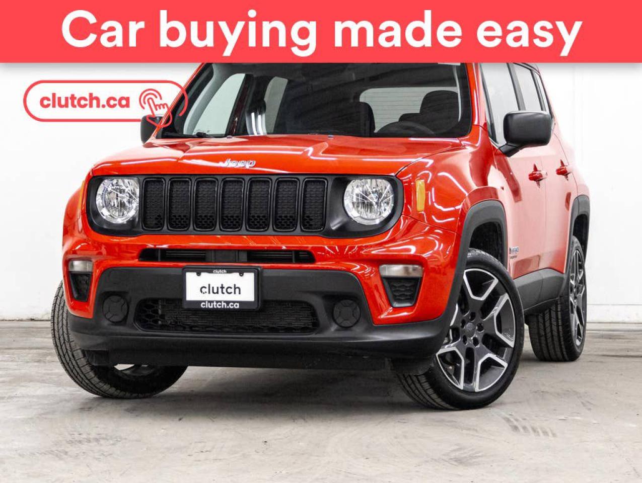 Used 2021 Jeep Renegade Jeepster 4x4 w/ Apple CarPlay & Android Auto, Rearview Cam, Dual Zone A/C for sale in Toronto, ON