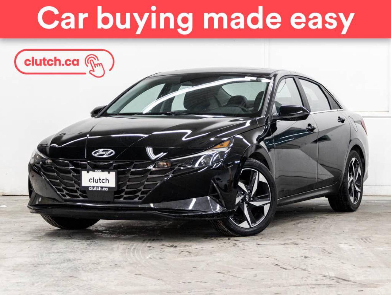 Used 2023 Hyundai Elantra Luxury w/ Apple CarPlay & Android Auto, Power Moonroof, Nav for sale in Toronto, ON