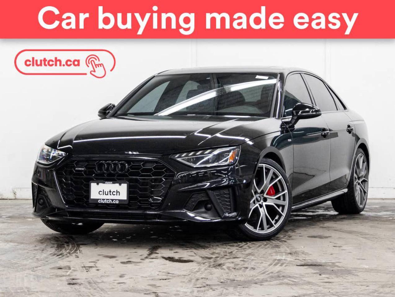 Used 2023 Audi A4 Progressiv AWD w/ Apple CarPlay, Heated Steering Wheel, Heated Front Seats for sale in Toronto, ON