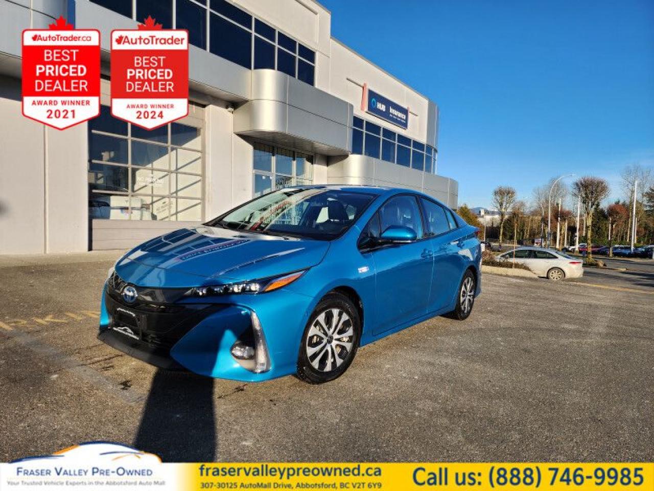 Used 2020 Toyota Prius Prime Base for sale in Abbotsford, BC