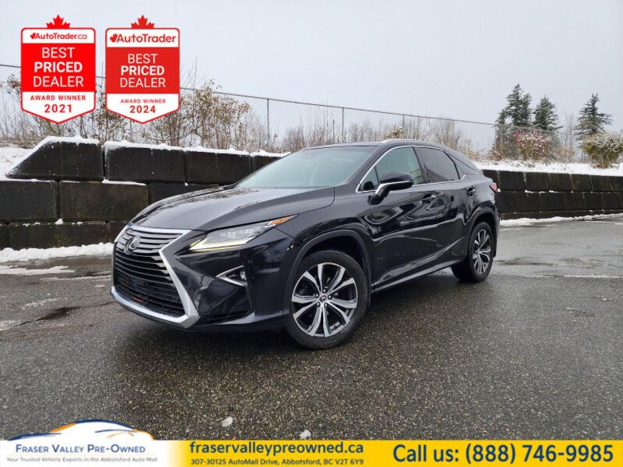 Used 2018 Lexus RX 350  - Sunroof -  Leather Seats - $148.78 /Wk for sale in Abbotsford, BC