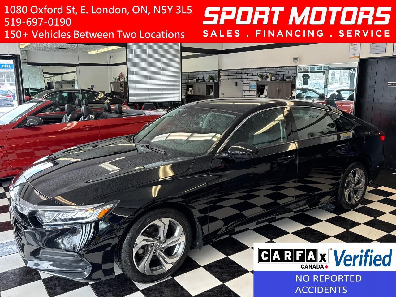 Used 2018 Honda Accord LX+Adaptive Cruise+LaneKeep+ApplePlay+CLEAN CARFAX for sale in London, ON