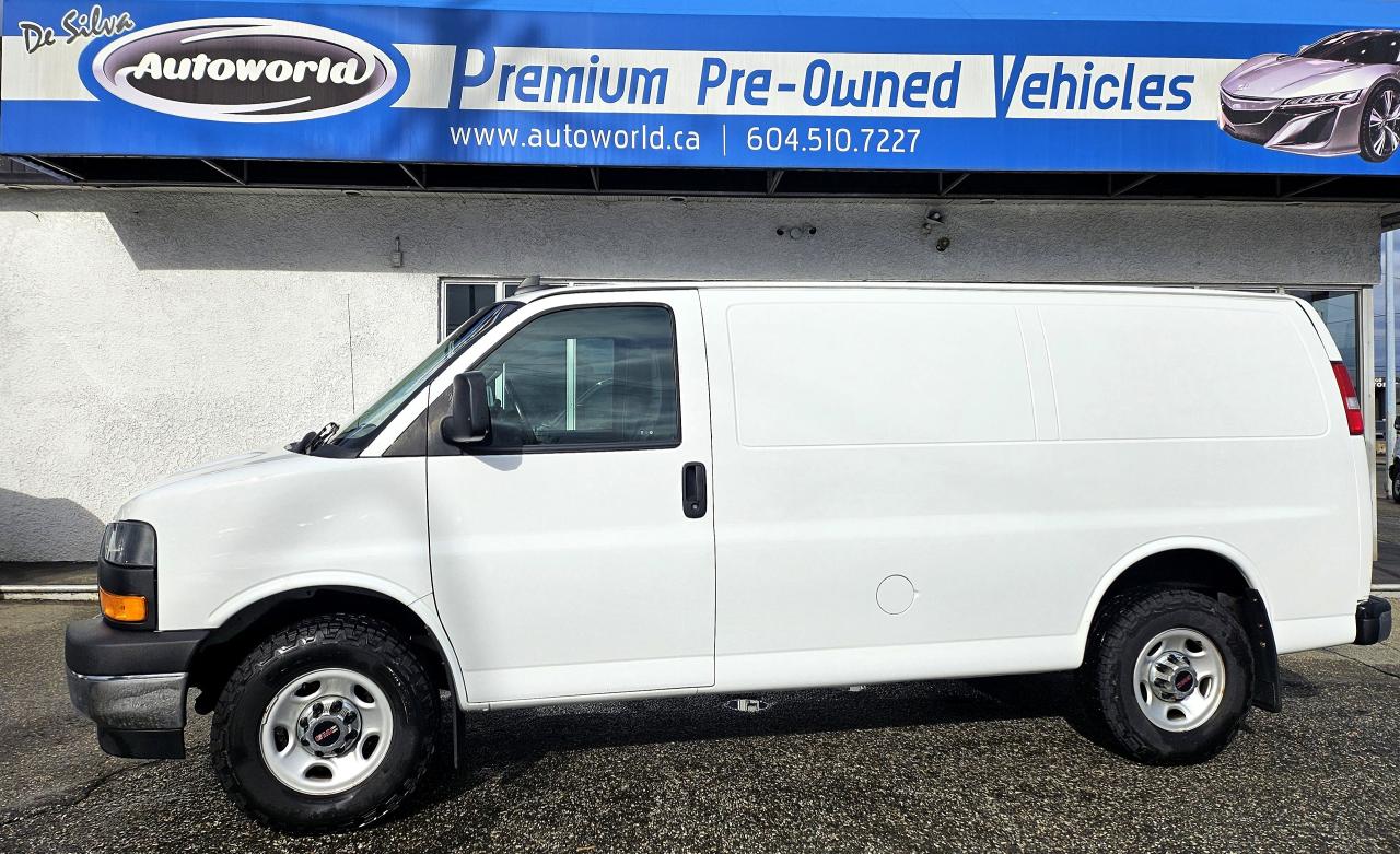 Used 2020 GMC Savana Cargo Van RWD 3500HD Short *No Rear Door Glass, No Accidents for sale in Langley, BC