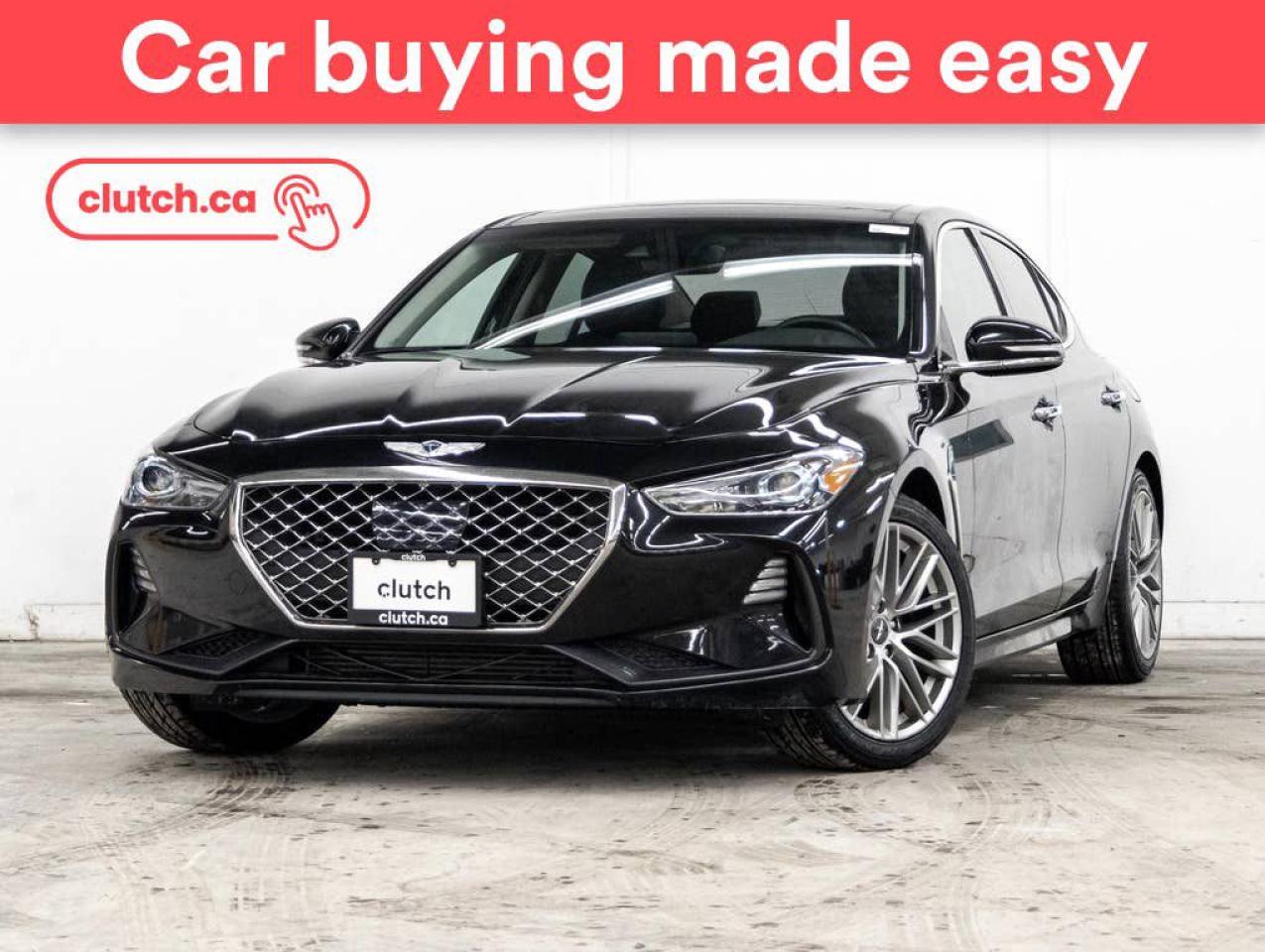 Used 2021 Genesis G70 2.0T Advanced AWD w/ Apple CarPlay, Heated Steering Wheel, Heated Front Seats for sale in Toronto, ON