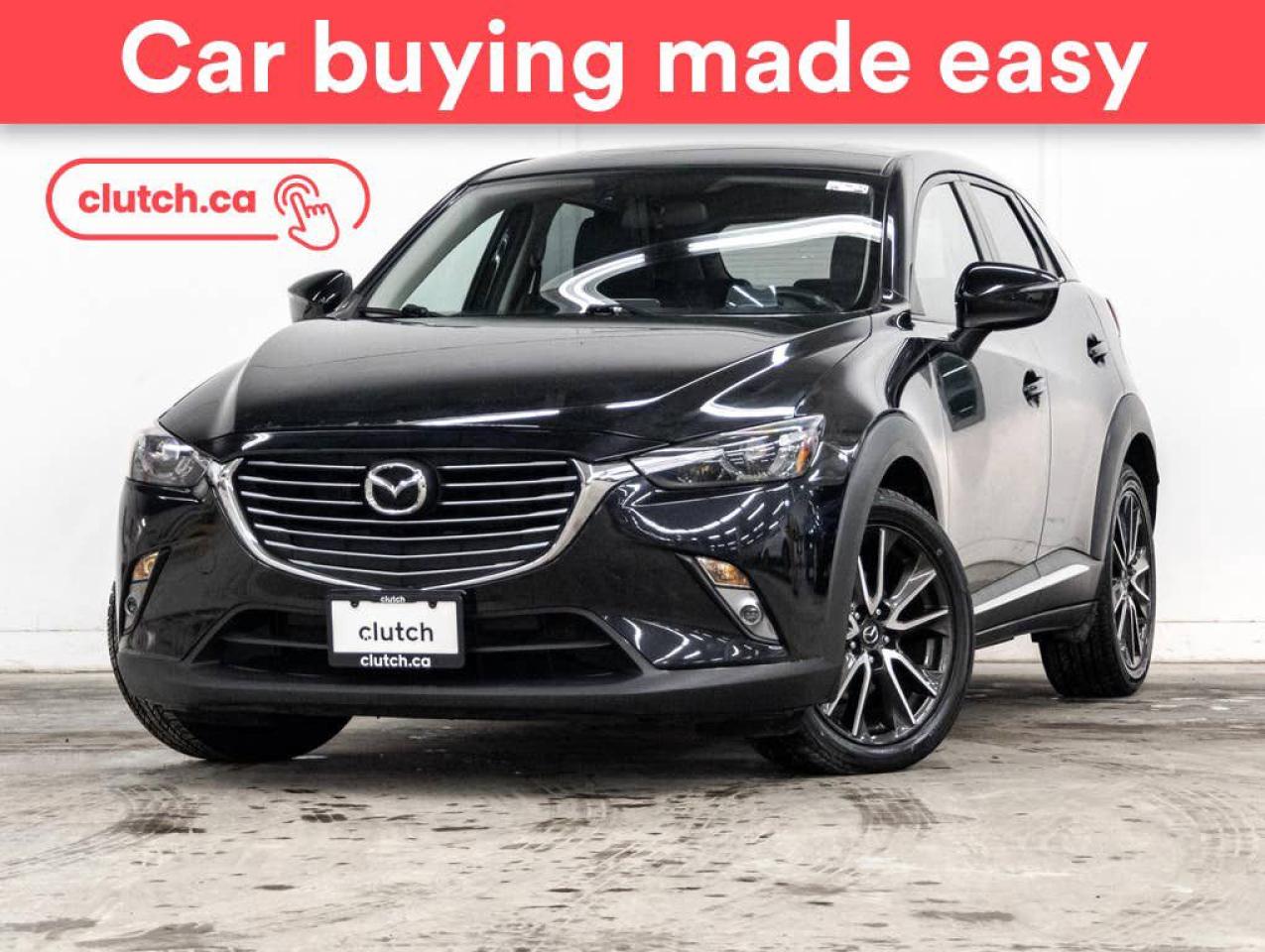 Used 2016 Mazda CX-3 GT AWD w/ Heated Front Seats, Rearview Camera, Cruise Control for sale in Toronto, ON