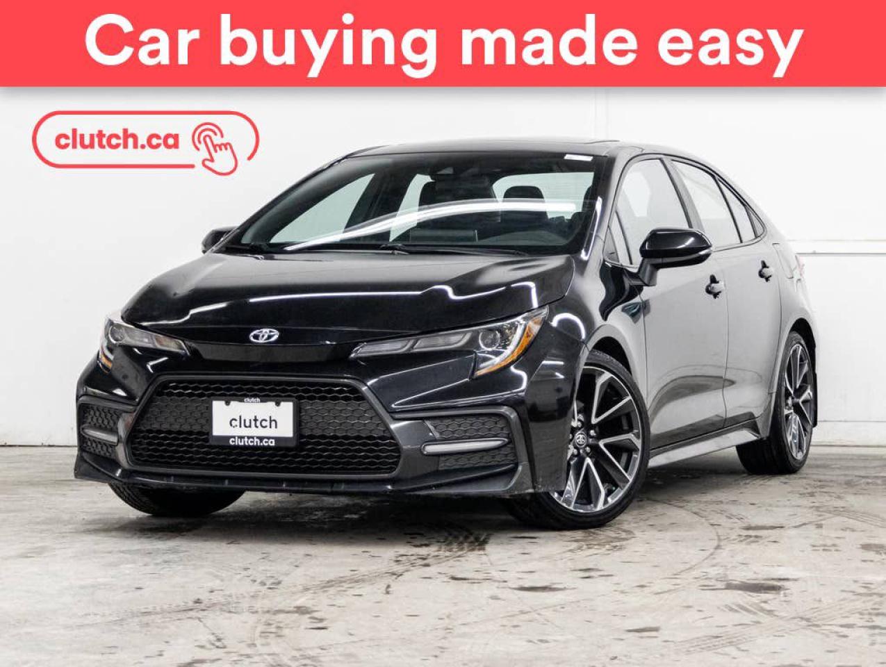 Used 2020 Toyota Corolla SE w/ Apple CarPlay, Heated Steering Wheel, Heated Front Seats for sale in Toronto, ON