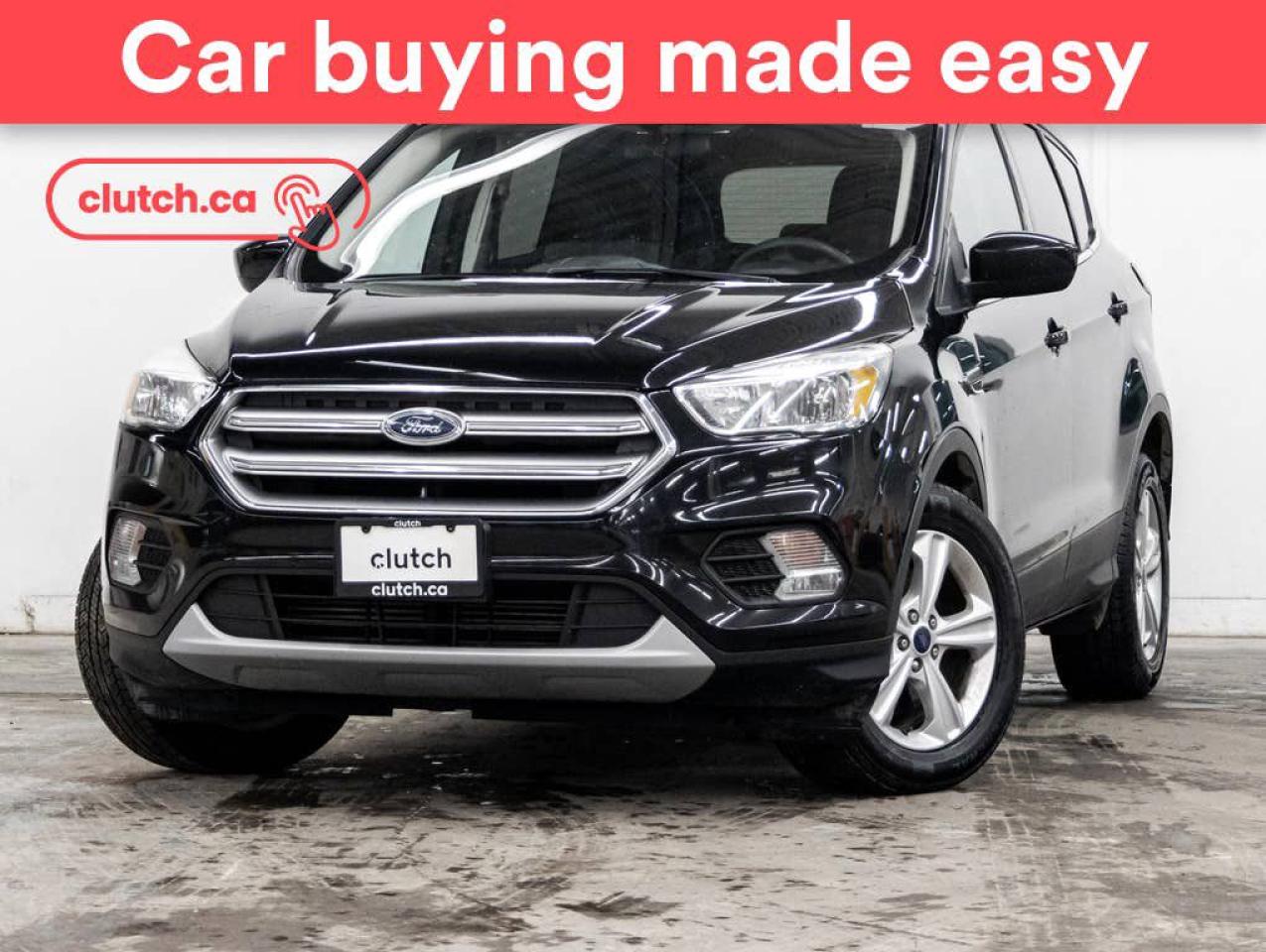 NO ACCIDENTS / CLEAN CARFAX / Bluetooth Music, Rear View Camera, Cruise Control and more!<br> <br>Clutch is the largest online used car retailer in Canada, delivering a seamless, hassle-free car-buying experience to drivers everywhere. Shop hundreds of used cars online, get the right one delivered to your door, and enjoy peace of mind with our optional 10-Day Money-Back Guarantee. How sweet is that? To learn more, visit clutch.ca.<br> <br>The top features for this 2017 Ford Escape include:<br> <br>Front Heated Seats<br>Bluetooth Music<br>Rear View Camera<br>Cruise Control<br>Climate Control<br>Dual Zone Front Climate Control<br>USB Input<br>Auto Stop/Start<br>12V Outlet<br> <br>Seamless home delivery - Delivery to your door in a matter of days. Available on select packages.<br> <br>Try it out for 10 days - If you do not like it, we will take it back. Available on select packages. <br> <br>Quality assured - All cars go through our rigorous 210-point inspection and reconditioning process.<br> <br>Peace of mind - Optional 3-month Standard Warranty, with additional warranty options available.<br> <br>Haggle-free - No haggling or hard sells.<br> <br>100% Transparency - Full inspection reports on every car, including high-res photography and a free Carfax report.<br> <br>Listed price is for cash purchase only and does not include taxes, Shipping Fees (if applicable), Delivery Fees (if applicable), government licensing fees. 10-day Money Back Guarantee, 3-month Standard Warranty, and home delivery are available with select packages.<br> <br>Previous Provincial Registrations:<br>Ontario<br> <br>Stock # 44639
