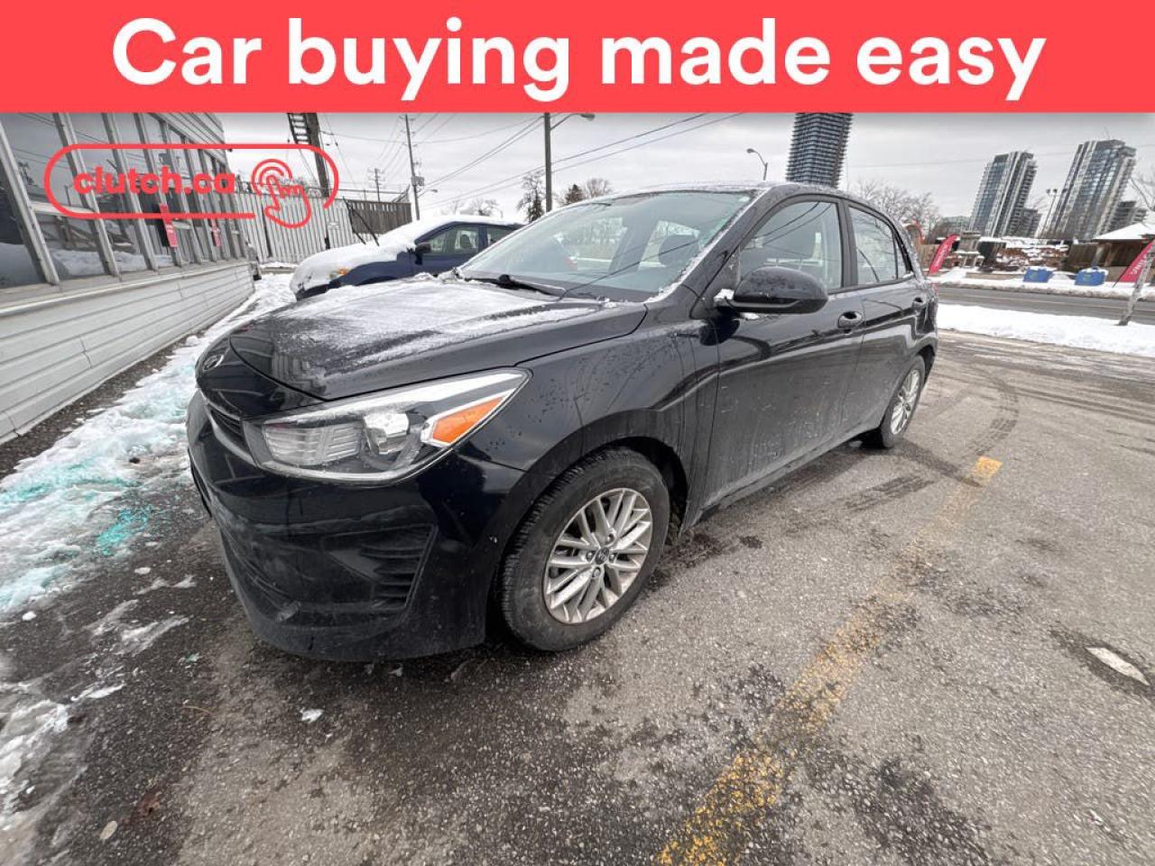 Used 2021 Kia Rio 5-Door LX Premium w/ Apple CarPlay & Android Auto, Power Moonroof, Rearview Cam for sale in Toronto, ON