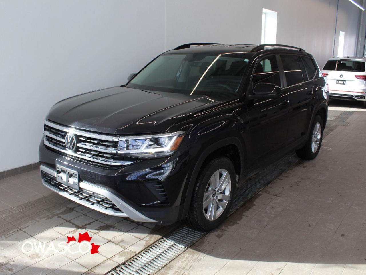 Used 2021 Volkswagen Atlas 2.0L Great on Fuel! Convenient Pkg! Clean CarFax! for sale in Whitby, ON