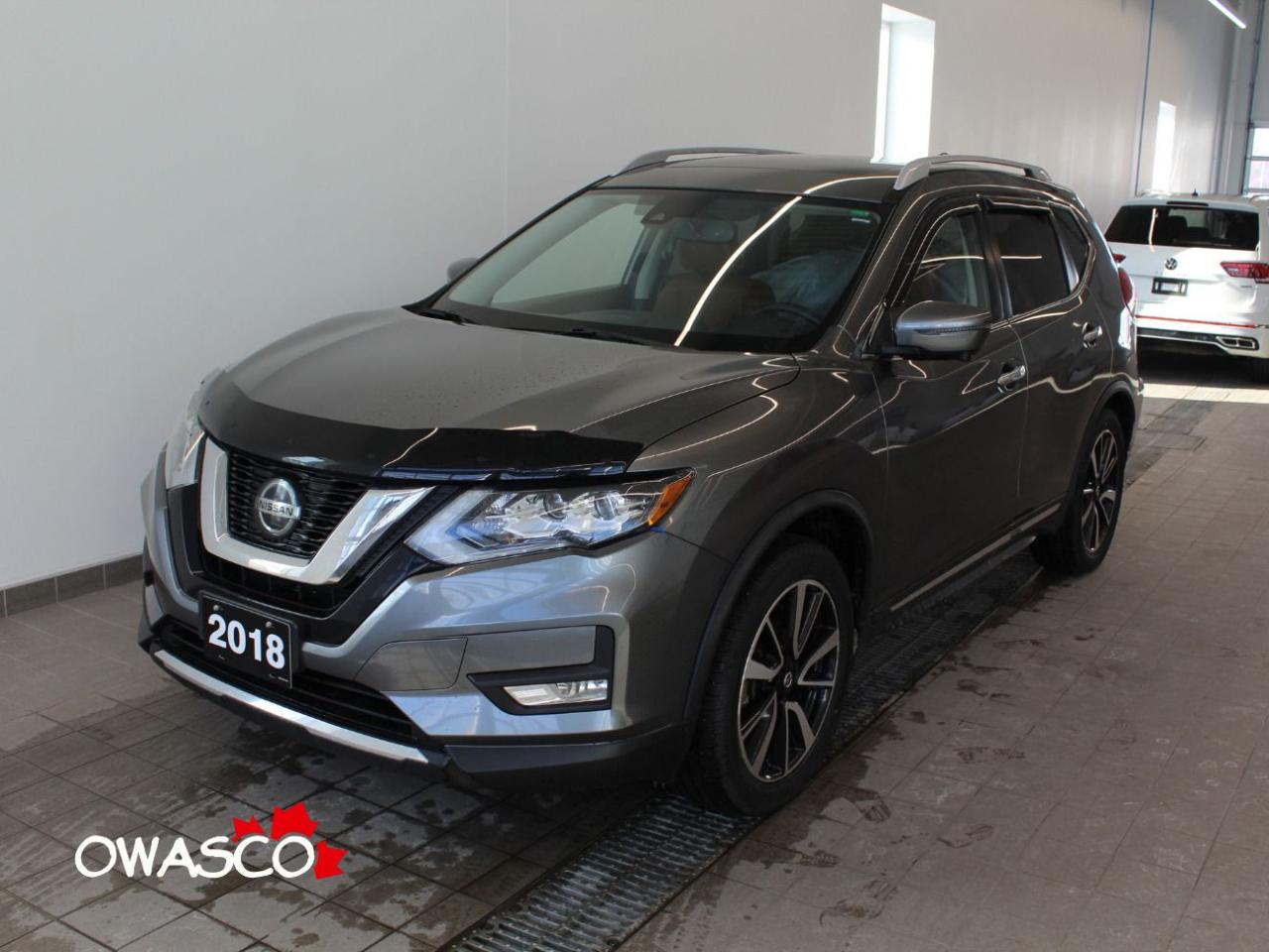 Used 2018 Nissan Rogue 2.5L SL AWD! Cognac Leather Seats! Sunroof! for sale in Whitby, ON