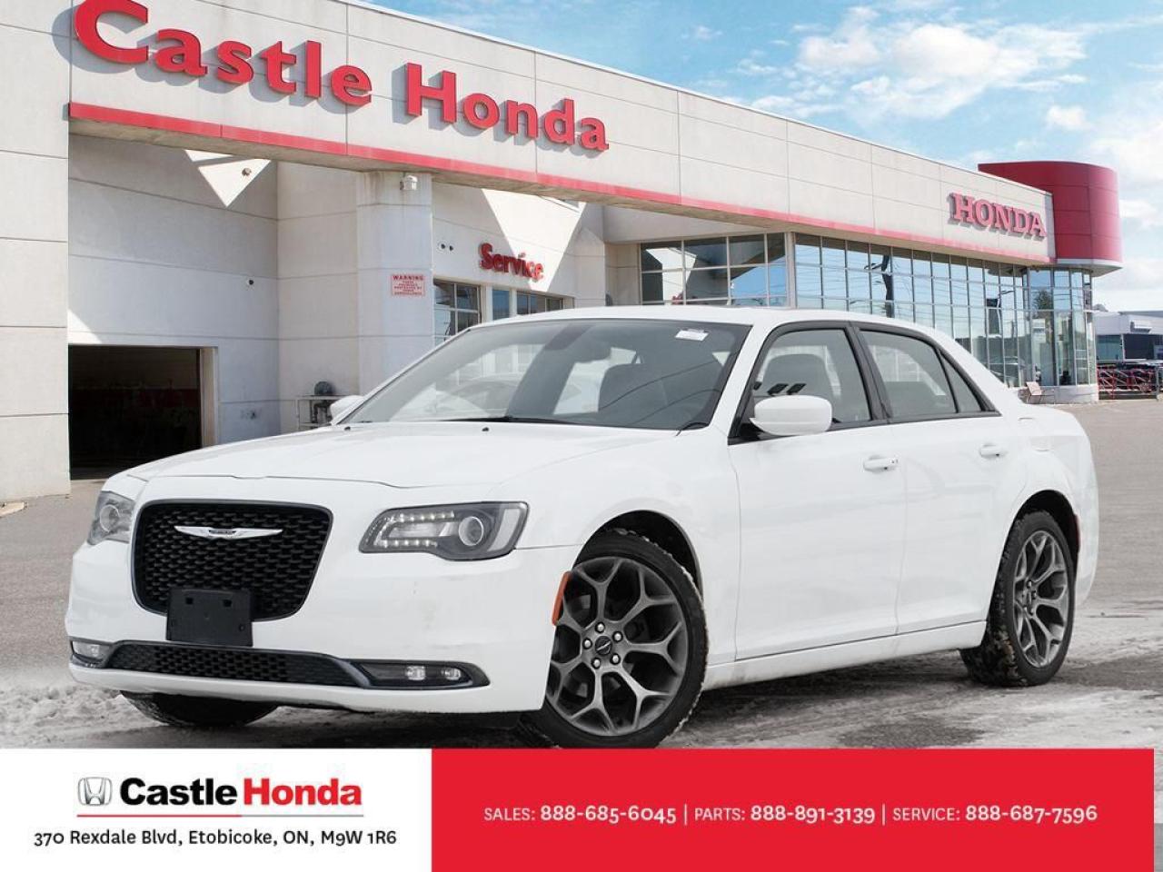 Safety Inspected, 8.4" Touchscreen, Bluetooth Integrated Voice Command, Compass, GPS Navigation, Nappa Leather-Faced Sport Seats, Panic alarm, Remote keyless entry, Security system, SiriusXM Satellite Radio. Recent Arrival!


Bright White Clearcoat 2016 Chrysler 300 S RWD 8-Speed Automatic Pentastar 3.6L V6 VVT


All Trade-Ins Welcome!