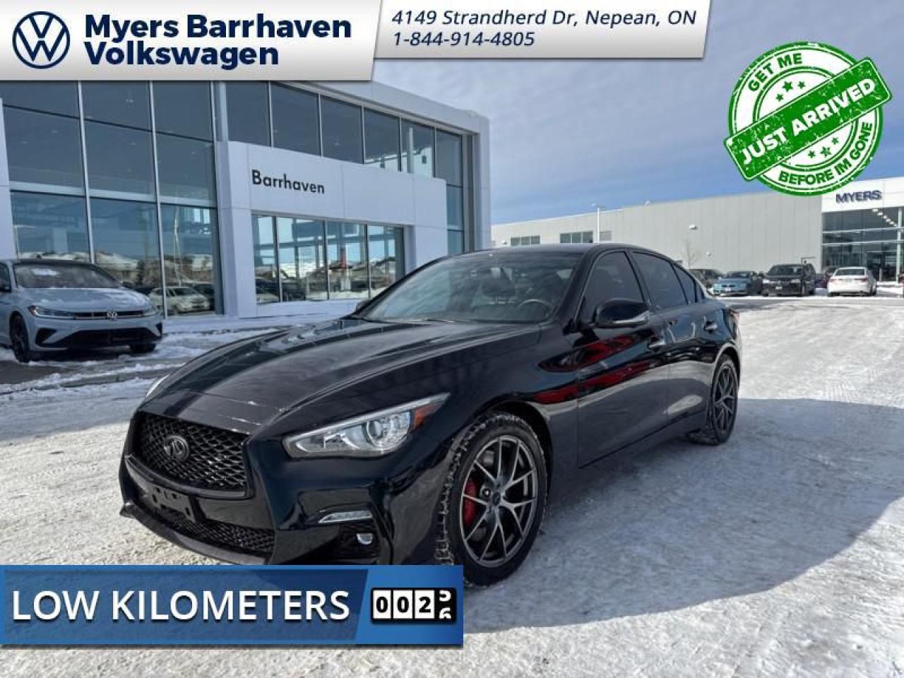 Used 2023 Infiniti Q50 Black Opal Edition  -  Sunroof for sale in Nepean, ON