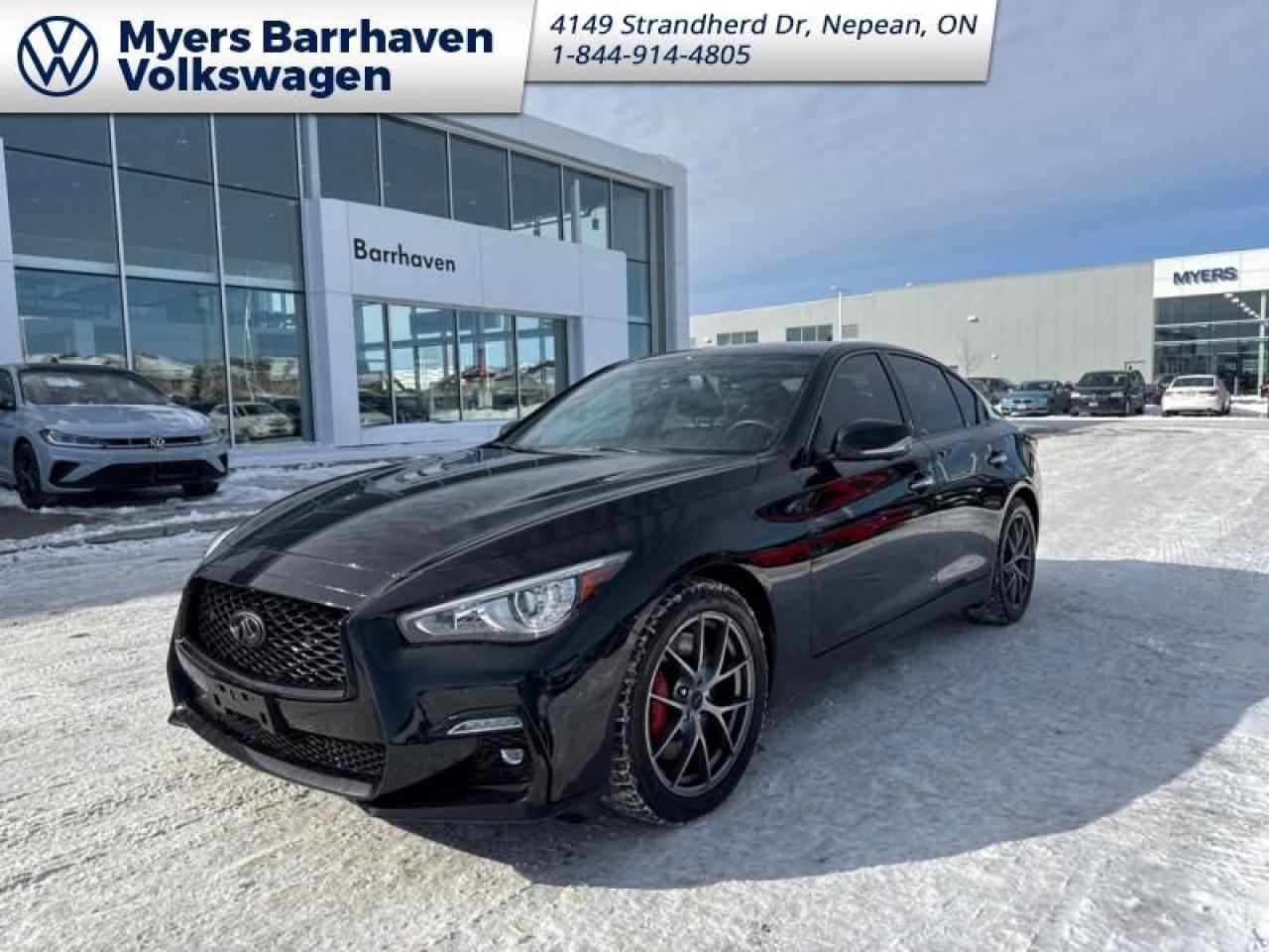 Used 2023 Infiniti Q50 Black Opal Edition  -  Sunroof for sale in Nepean, ON