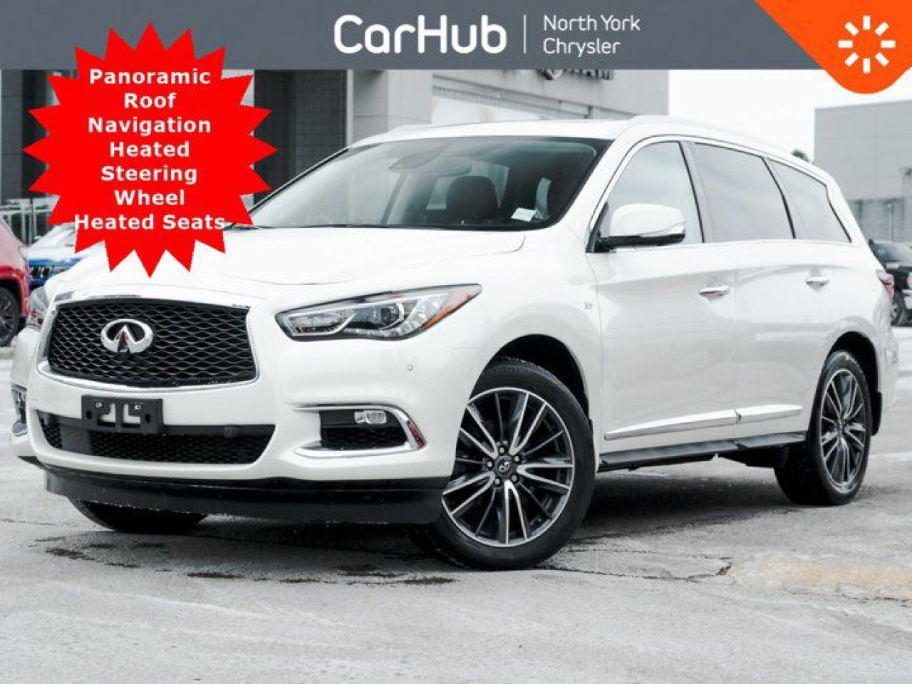 Used 2020 Infiniti QX60 LUXE Panoramic Roof Navigation Heated Steering Wheel Heated Seats 360 Camera Multi-Media Controls Bl for sale in Thornhill, ON