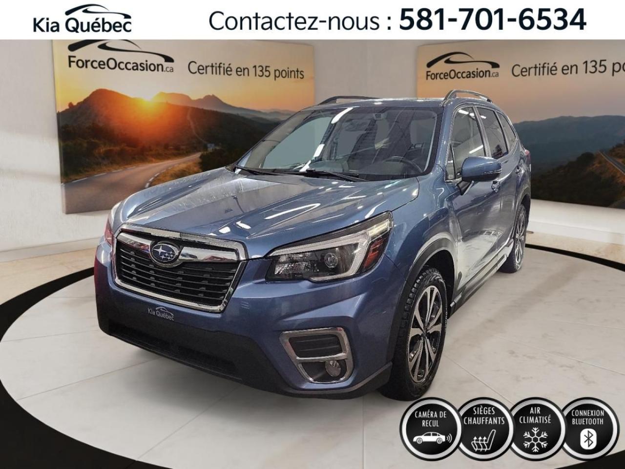 Used 2021 Subaru Forester 2.5i Limited*AWD *GPS *CUIR *TOIT *CARPLAY *BIZONE for sale in Québec, QC