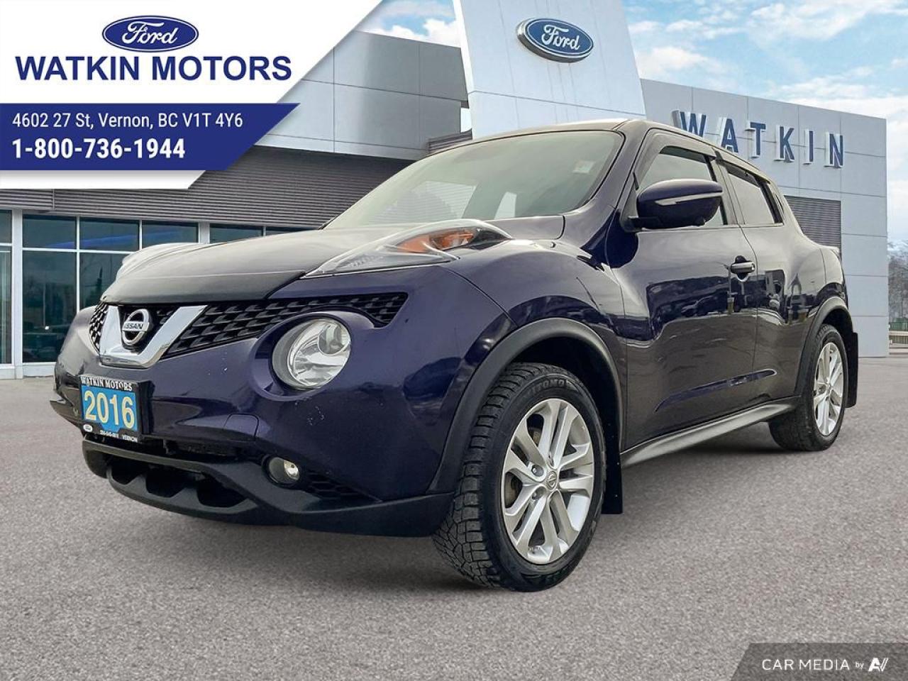 Used 2016 Nissan Juke SV AWD for sale in Vernon, BC