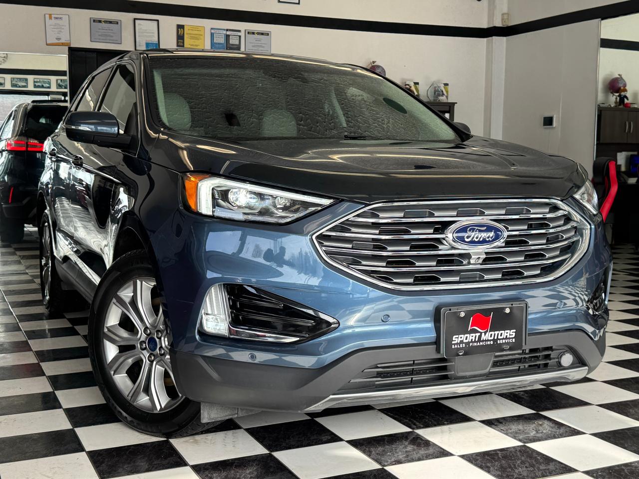 2019 Ford Edge Titanium AWD+Roof+GPS+Cooled Leather+CLEAN CARFAX Photo95