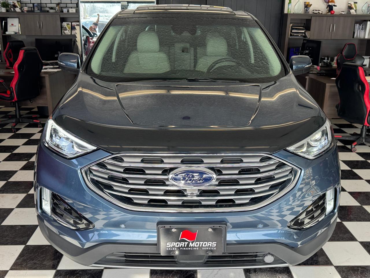 2019 Ford Edge Titanium AWD+Roof+GPS+Cooled Leather+CLEAN CARFAX Photo89