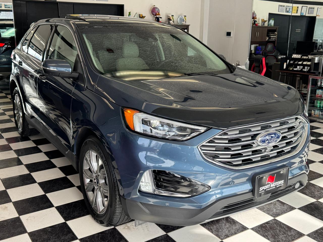 2019 Ford Edge Titanium AWD+Roof+GPS+Cooled Leather+CLEAN CARFAX Photo88