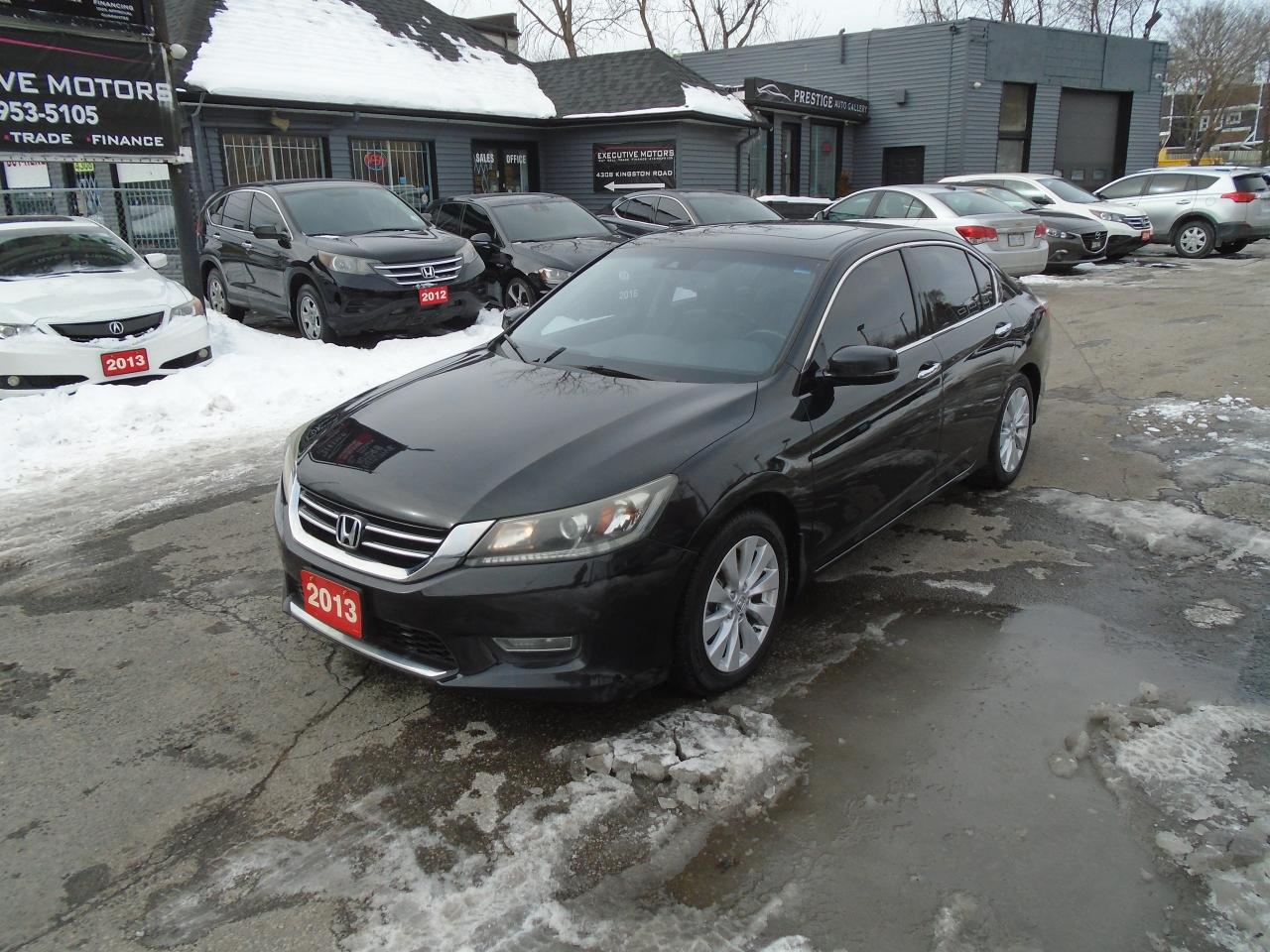 Used 2013 Honda Accord EX-L/ LOADED / LEATHER /ROOF /REAR CAM/NO ACCIDENT for sale in Scarborough, ON