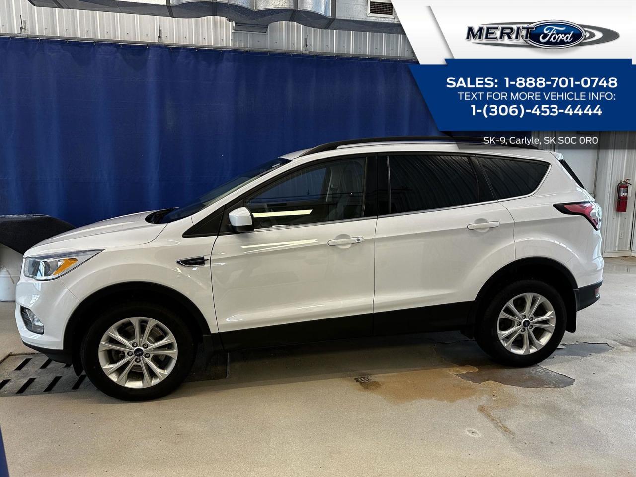 The 2018 Ford Escape SE is a versatile SUV with turbocharged performance and modern convenience. 
Enjoy heated front seats, a power-adjustable drivers seat, and Ford SYNC infotainment with hands-free calling. 
The turbocharged EcoBoost engine delivers a balance of power and efficiency, while available all-wheel drive enhances control. 
With a spacious cargo area and advanced safety features, its built for adventure and everyday comfort!