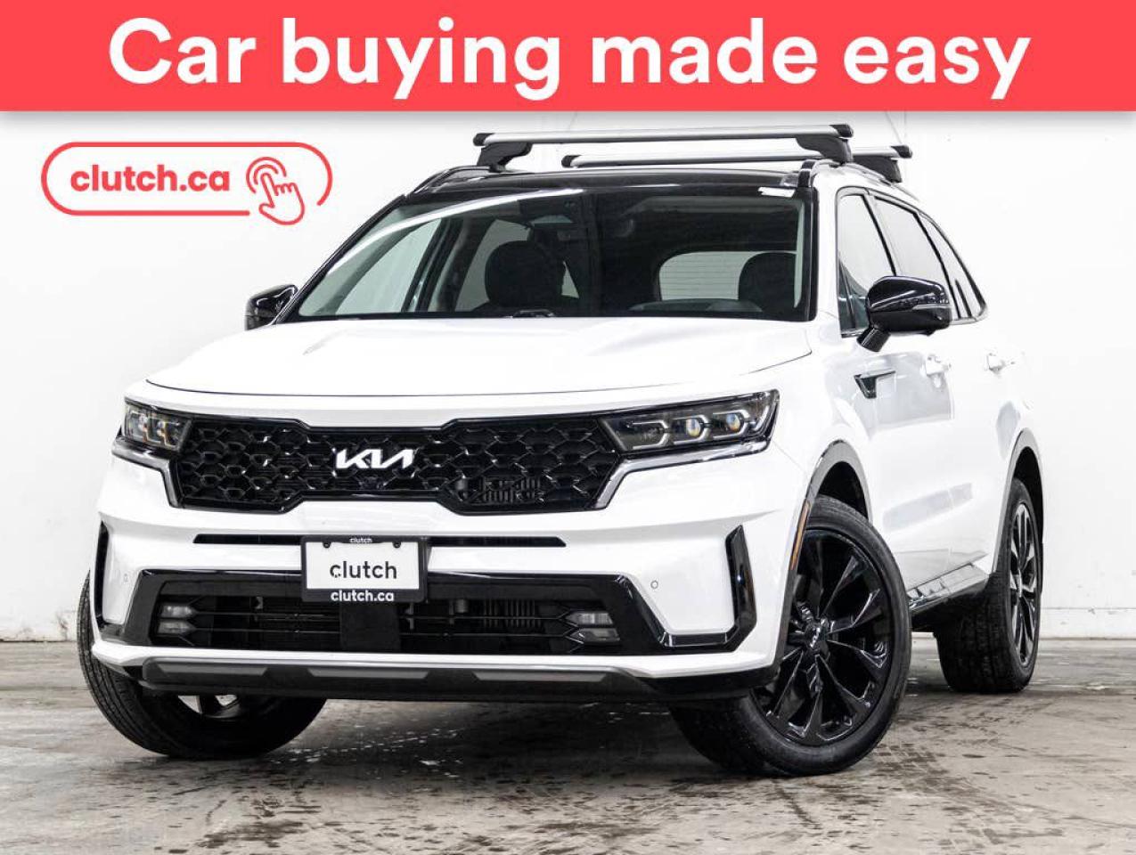 Used 2022 Kia Sorento SX AWD w/ Apple CarPlay & Android Auto, Panoramic Moonroof, Nav for sale in Toronto, ON