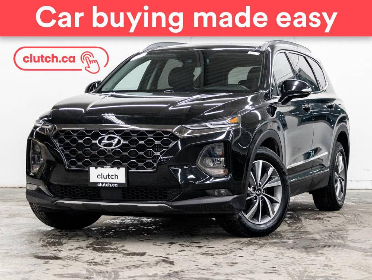 Used 2020 Hyundai Santa Fe Luxury AWD w/ Apple CarPlay & Android Auto, Panoramic Moonroof, Rearview Cam for sale in Toronto, ON