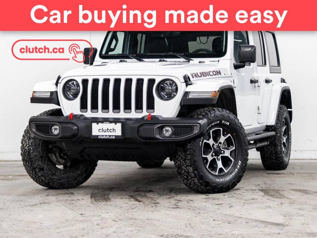 Used 2023 Jeep Wrangler Rubicon 4X4 w/ Apple CarPlay & Android Auto, Rearview Cam, Nav for sale in Toronto, ON