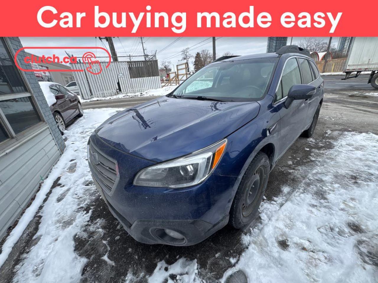 Used 2017 Subaru Outback 2.5i Limited AWD w/ Tech Pkg w/ Heated Front Seats, Power Moonroof, Nav for sale in Toronto, ON