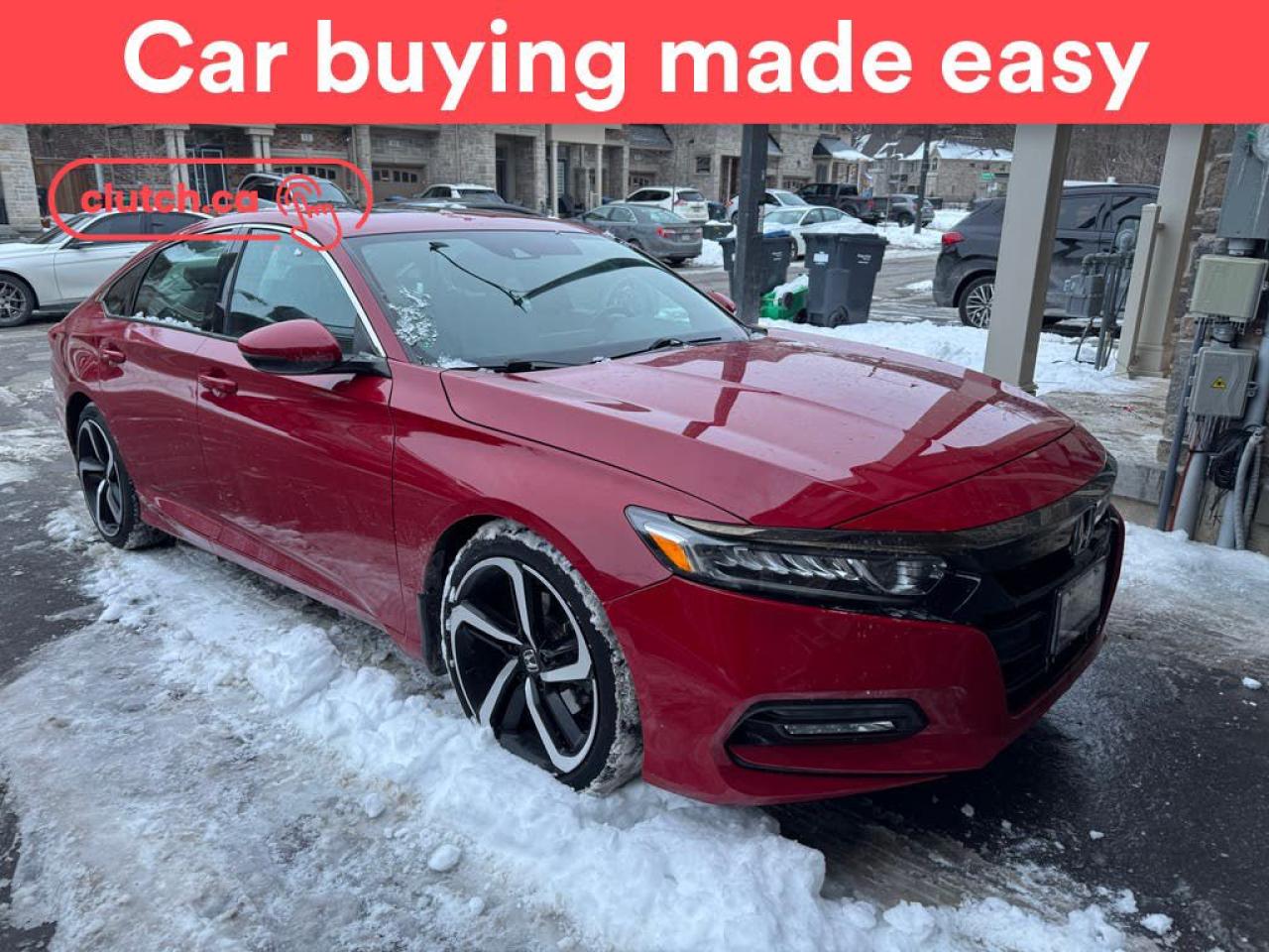 Used 2020 Honda Accord Sport w/ Apple CarPlay & Android Auto, Power Moonroof, Rearview Cam for sale in Toronto, ON