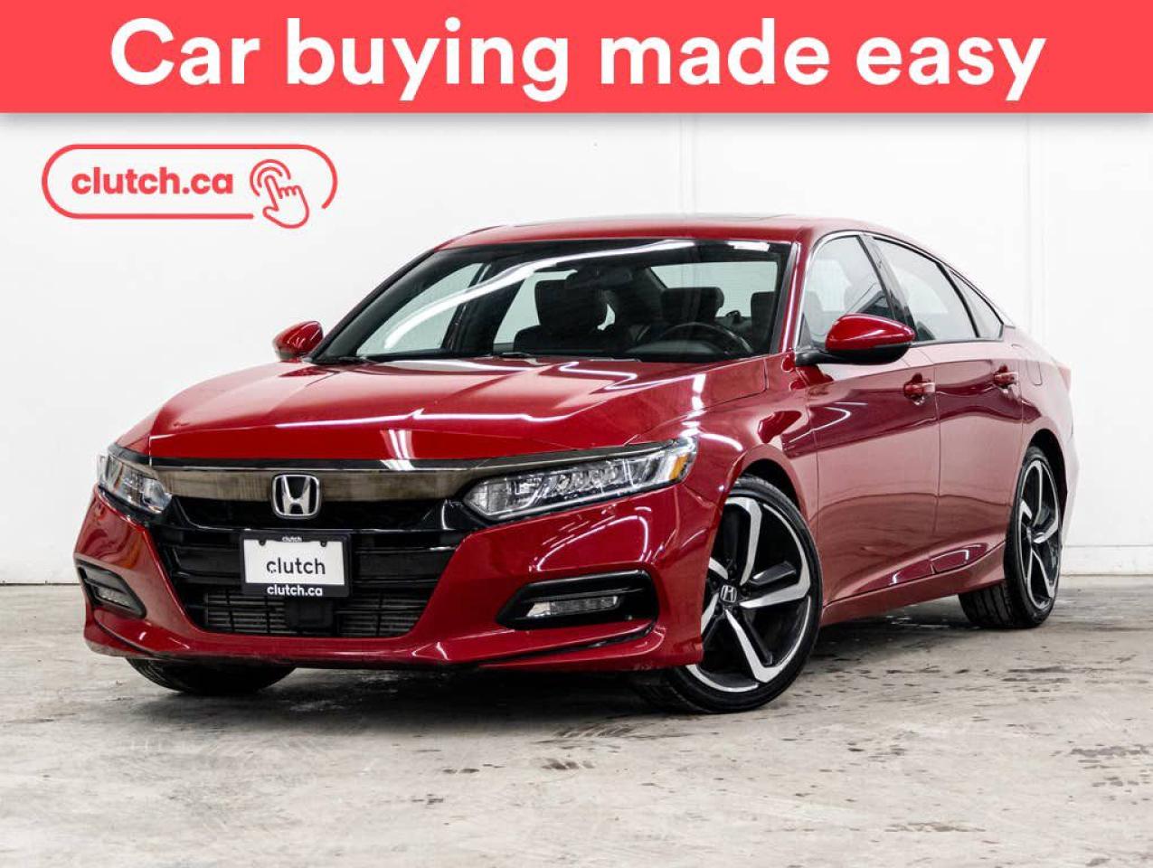 Used 2020 Honda Accord Sport w/ Apple CarPlay & Android Auto, Power Moonroof, Rearview Cam for sale in Toronto, ON