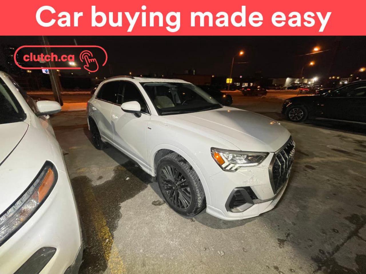 Used 2022 Audi Q3 Progressiv AWD w/ Apple CarPlay & Android Auto, Panoramic Moonroof, Nav for sale in Toronto, ON