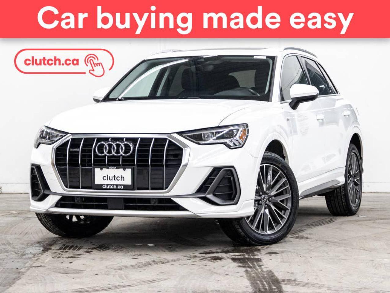 Used 2022 Audi Q3 Progressiv AWD w/ Apple CarPlay & Android Auto, Panoramic Moonroof, Nav for sale in Toronto, ON