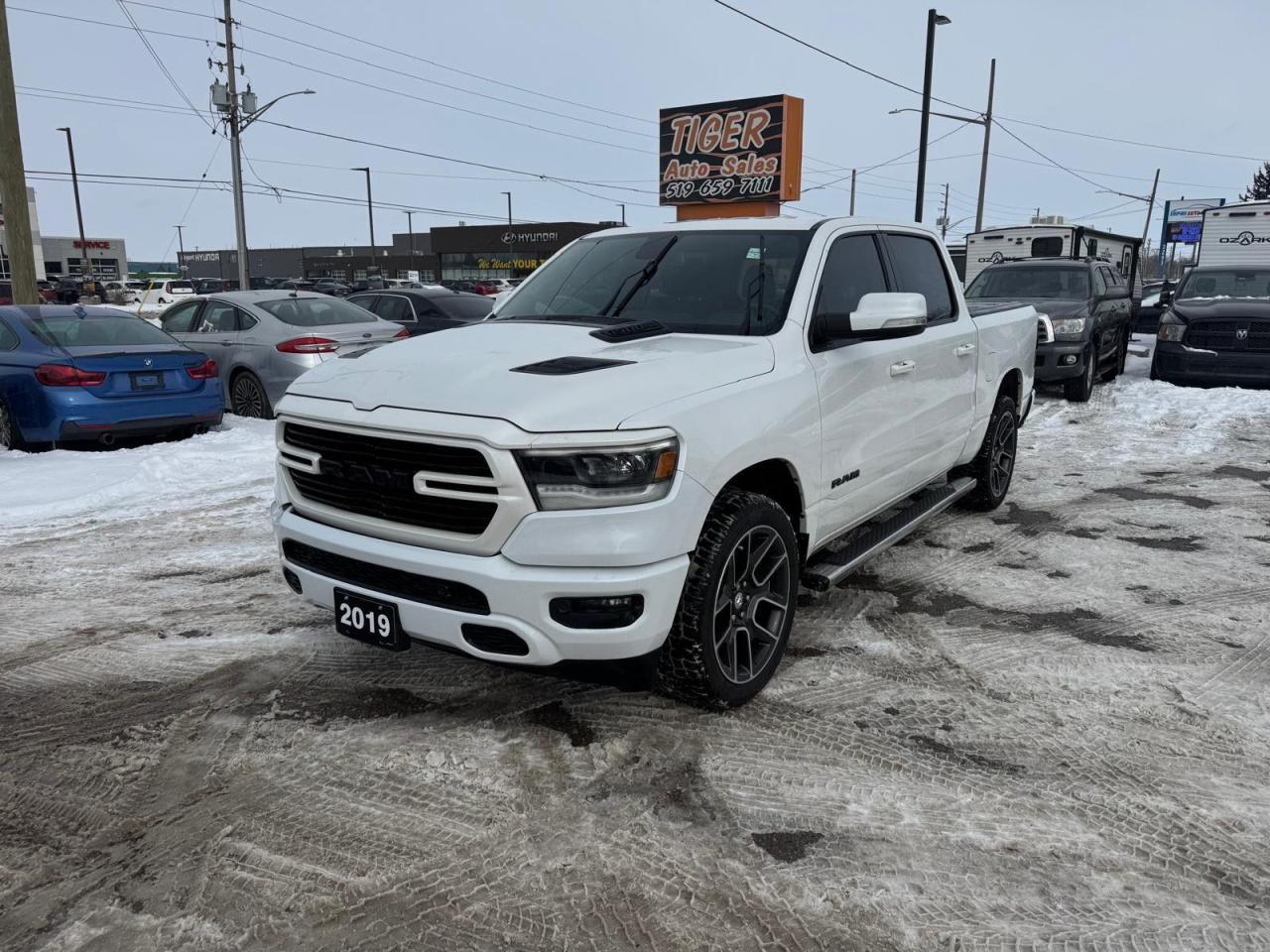 Used 2019 RAM 1500 SPORT, 4X4, CREW CAB, ONLY 94,000KMS, CERTIFIED for sale in London, ON