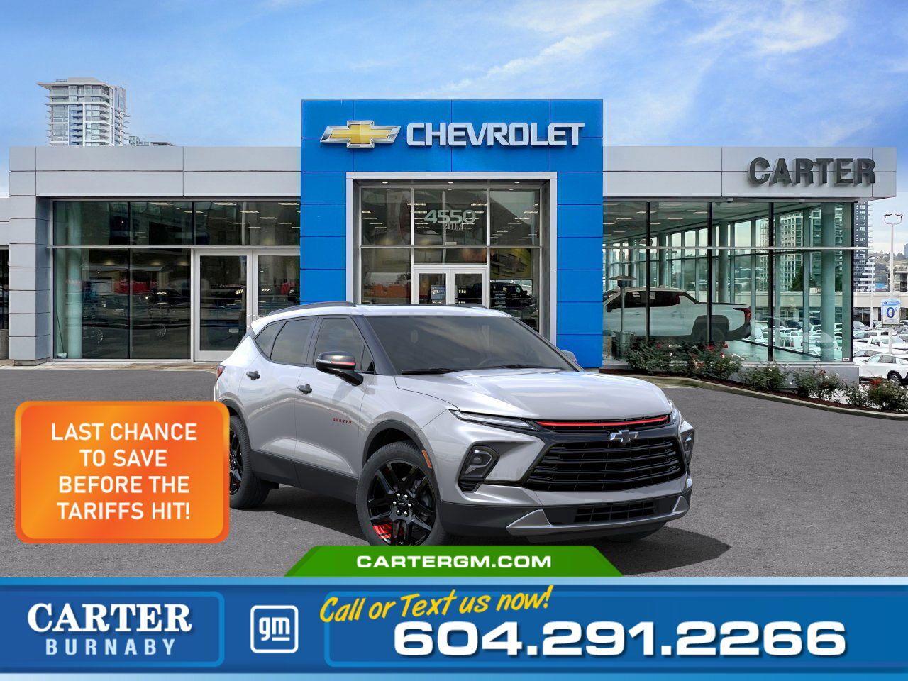 New 2025 Chevrolet Blazer 3LT AWD | Alum Wheels/Pano Sunroof/HD Cam for sale in Burnaby, BC