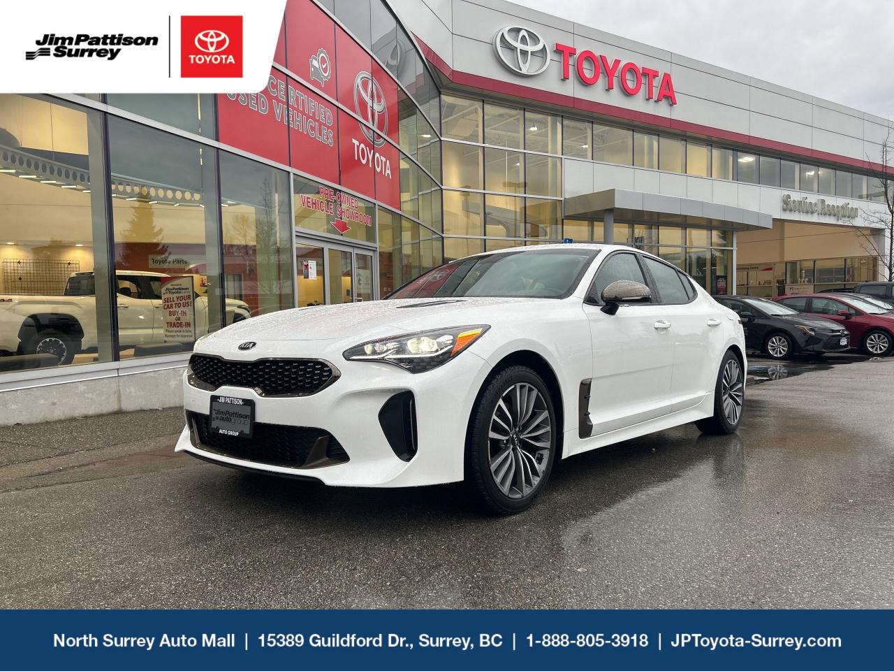 Jim Pattison Toyota Surrey sells & services new & used Toyota vehicles throughout the Lower Mainland. Financing available OAC.  Price does not include $595 documentation, $395 Used car finance placement fee if applicable and taxes. D#6701