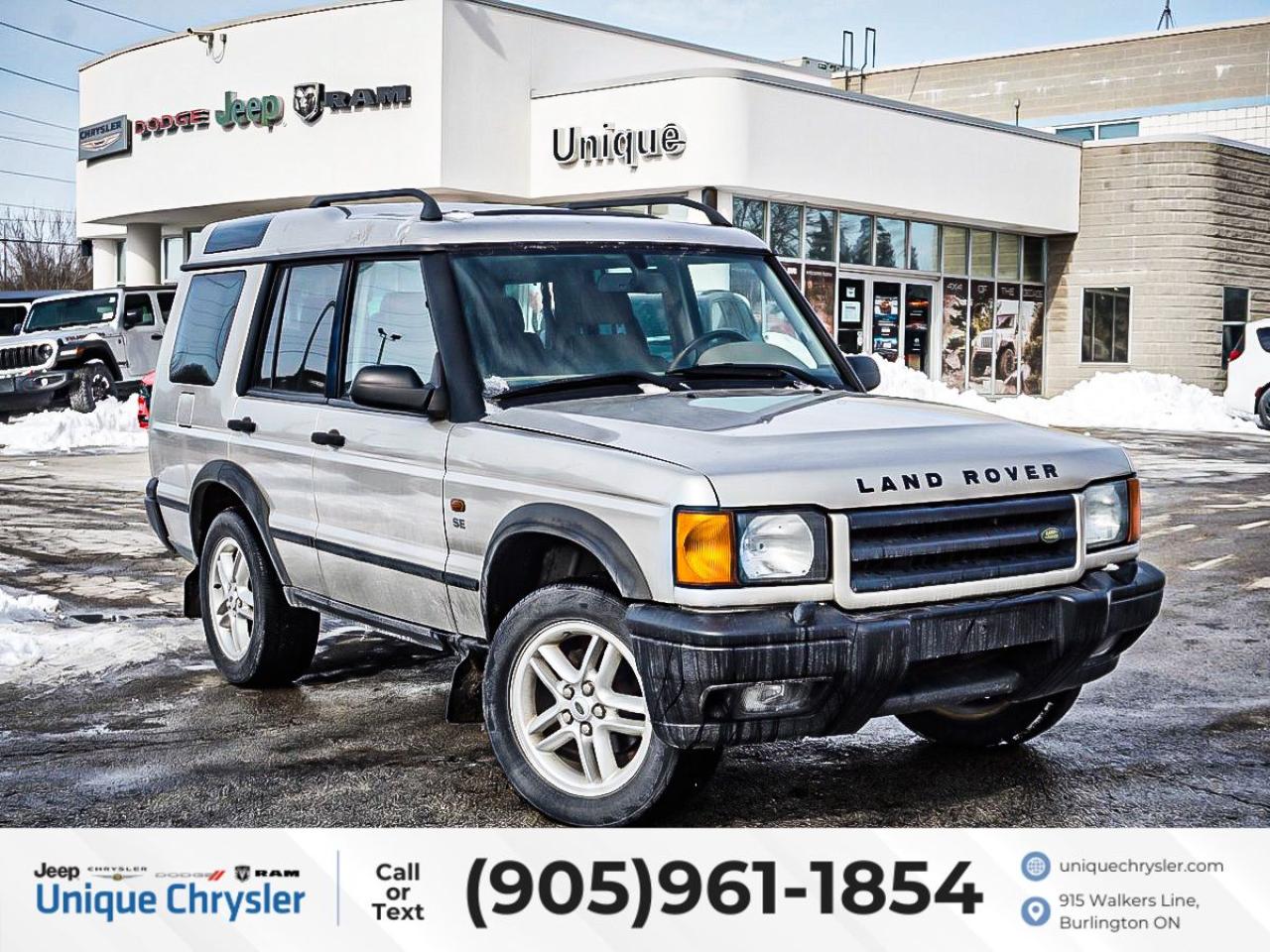 Used 2002 Land Rover Discovery II SE| AS-TRADED| LEATHER| SUNROOF| for sale in Burlington, ON