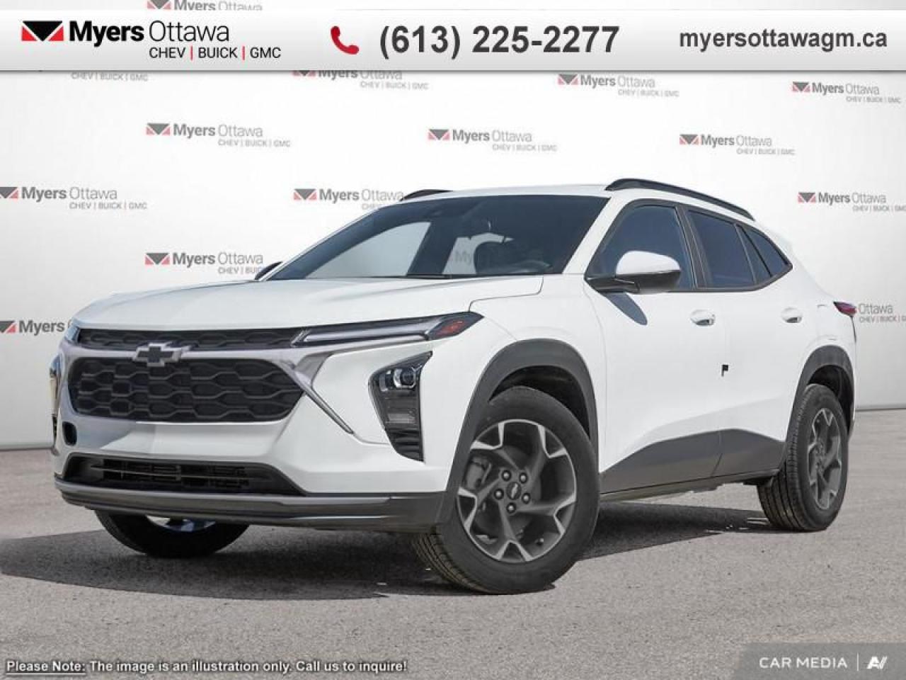 New 2025 Chevrolet Trax LT  LT, WHITE ON BLACK, *2 YEAR LEASE SPECIAL!* for sale in Ottawa, ON