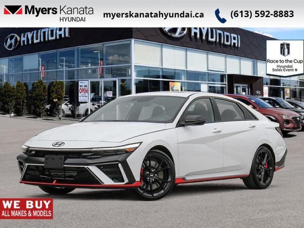 New 2025 Hyundai Elantra N DCT  - $151.49 /Wk for sale in Kanata, ON