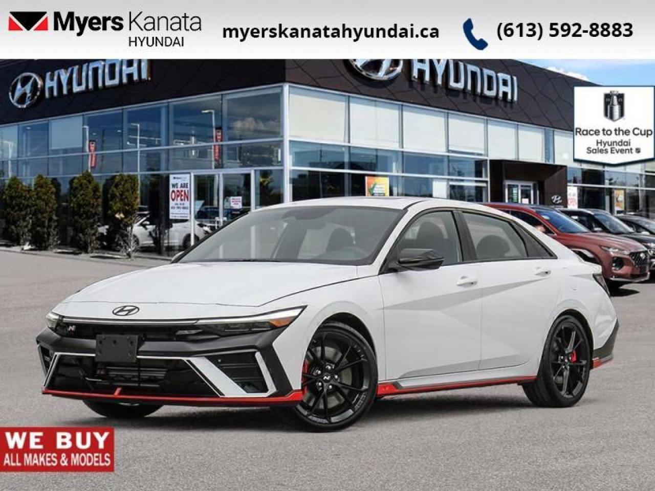 New 2025 Hyundai Elantra N DCT  - $150.38 /Wk for sale in Kanata, ON