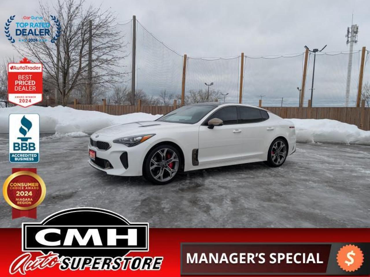 Used 2019 Kia Stinger GT2  **PANO ROOF - COOLED SEATS** for sale in St. Catharines, ON