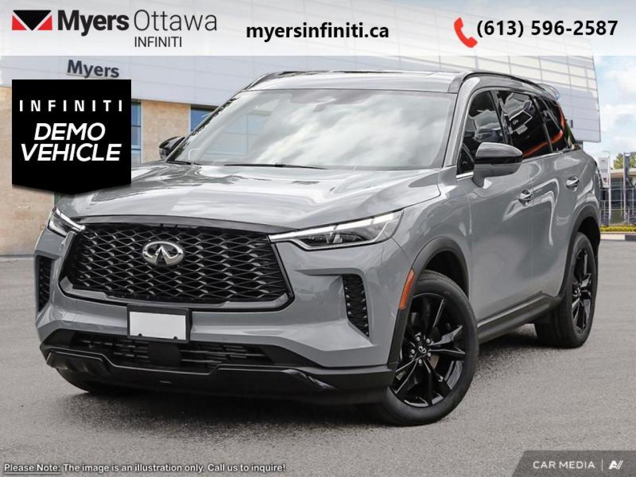 Used 2025 Infiniti QX60 BLACK EDITION  - Leather Seats for sale in Ottawa, ON
