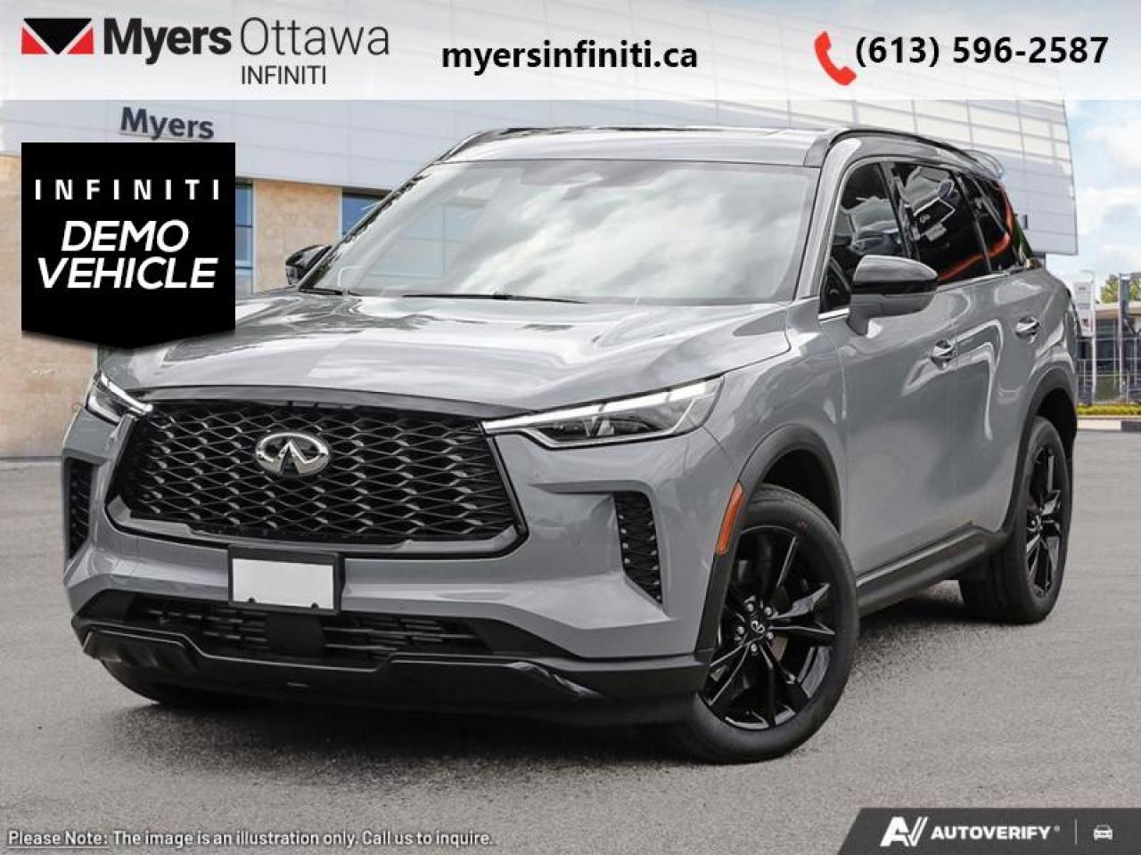 Used 2025 Infiniti QX60 BLACK EDITION  - Leather Seats for sale in Ottawa, ON