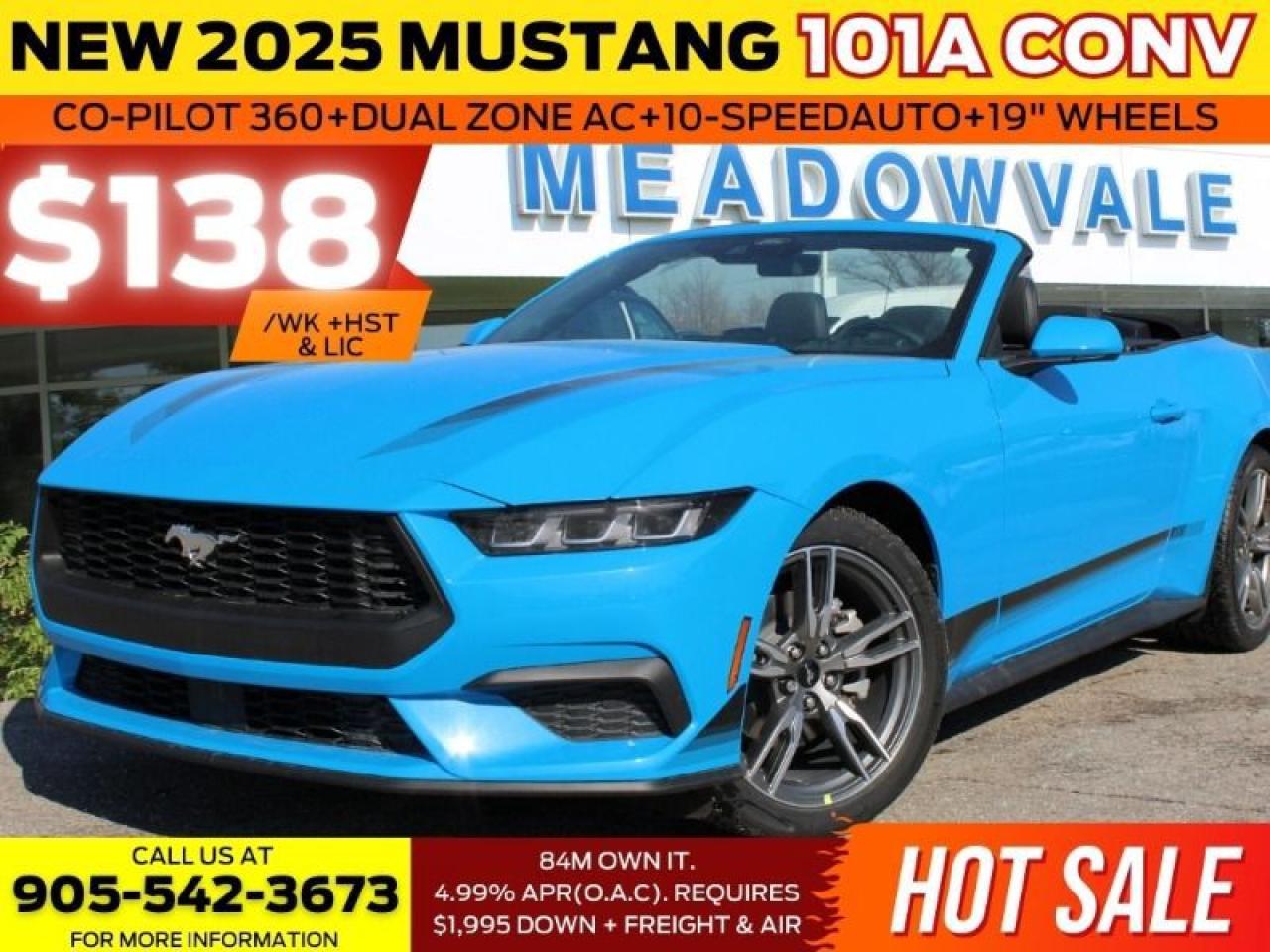 New 2025 Ford Mustang ECOBOOST CONVERTIBLE for sale in Mississauga, ON