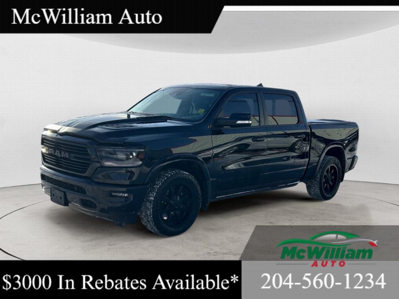 Used 2019 RAM 1500 Laramie |3K IN REBATES AVAILABLE!!!|12INCH SCREEN|ZERO ACCIDENTS| for sale in Winnipeg, MB