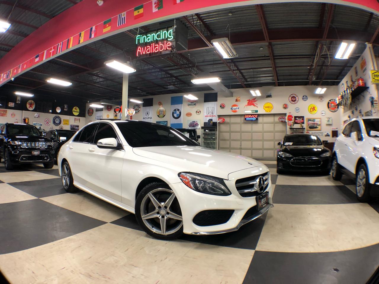 Used 2017 Mercedes-Benz C-Class C 300 AMG 4MATIC AWD LEATHER PAN/ROOF NAVI CAMERA for sale in North York, ON